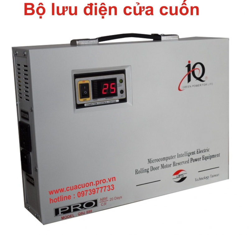 Bộ Lưu điện cửa cuốn IQ 600kg Bộ Lưu điện cửa cuốn IQ 600kg