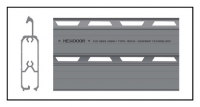 Mẫu nan cửa cuốn Newdoor 43i