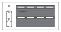 Mẫu nan cửa cuốn Newdoor 43s
