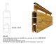 Cửa cuốn Boodoor 438 vân gỗ